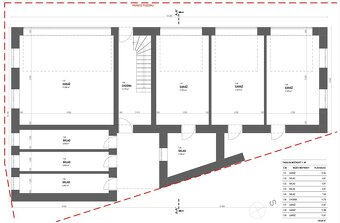 Stavební parcela s hotovou studií - Rodinný dům 2 apartmány  - 12