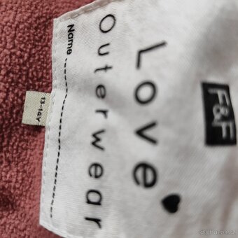 Nádherná zimní bunda, kabátek růžová F-F 152 - 158 - 12