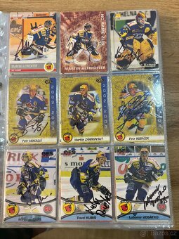 Hokejové karty autogramy - 12