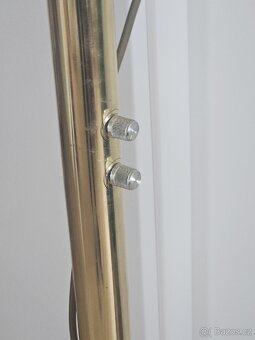 Interiérová sloupová lampa zlatá - 12