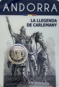 Andorra 2016 - 2023 - euro mince a sady - nove ceny - 12