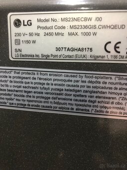 Větší Mikrovlnka LG MS23necbw invertor - 12