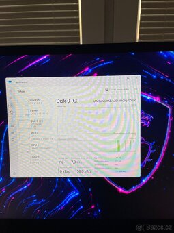 Herní Notebook MSI- I7-11800H-RTX-3060-6GB-16-RAM-512SSD-165 - 12