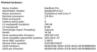 Macbook Pro 2016 15-inch - 12