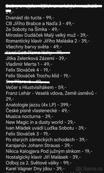 LP vinylová, gramofonová deska - 12