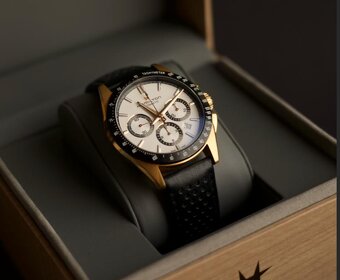 Hodinky, Hamilton Chronograph – Rose Gold - 12
