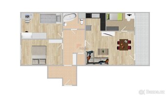 Prodej bytu 3+1/L 86 m2, Praha 6 Řepy, osobní vlastnictví - 12