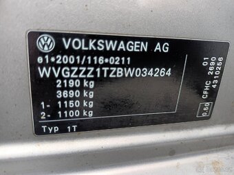 VW Touran 2.0TDi 103KW 11/2010 tažné zařízení - 12