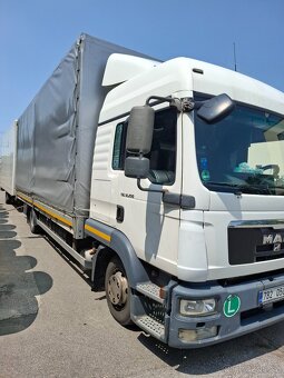 MAN TGL 12 250 rok. 2012 euro5. Valník plachta.18palet - 12