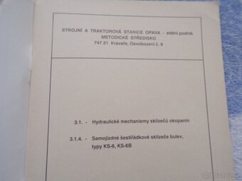 Hydraulické mechanizmy sklízečů okopanin - 12