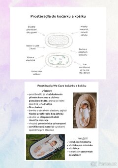 Childhome Mojžíšův koš vyvýšený Natural + matrace + potah Sl - 12