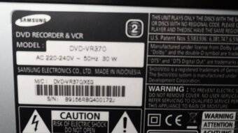 COMBO SAMSUNG DVD-VR370 - 12