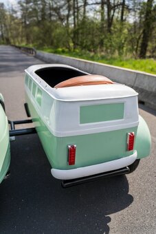 Veterán Piaggio Vespa Scooter VW sidecar (1977) - 12