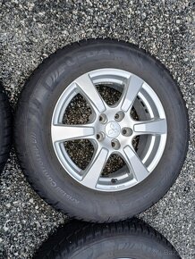 Pěkná zimní orig alu kola Mitsubishi ASX 215/65/16 vzorek 8m - 12