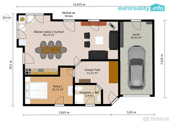 Prodej, rodinný dům 5+kk, 180 m², pozemek, 447 m², Lipno nad - 12