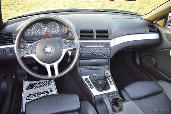 BMW e46 330i CABRIO,MANUÁL,BEZ KOROZE,NOVÁ STŘECHA,SERVIS - 12