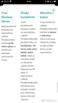 Reproduktor LAMAX PartyBoomBox 300 - 12