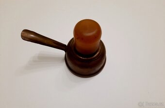 Nářadí hodinářské  , starožitná nádobka na olej - 12