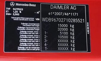 Mercedes-Benz ATEGO 1527 - 4x2 – Shrnovačka – EURO 6  - 12