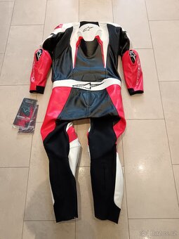 Alpinestars Motegi V3-Pánská kožená moto kombinéza, jednodíl - 12