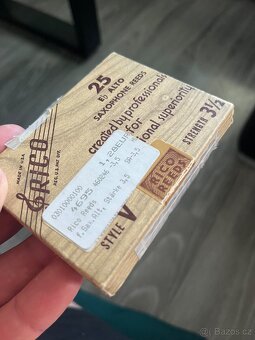 Predám vintage plátky na alt saxofón rico 70/80 roky - 12