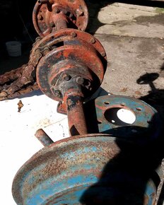Zadní náprava na zahradní malotraktor - 12