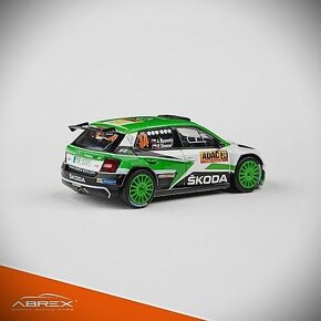 Model ŠKODA Fabia III R5 Rally Deutschland 2017 Abrex 1/43 - 12