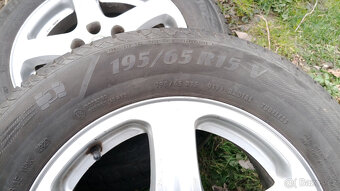 Alu kola originál Škoda 15", 5x100 + letní pneu - 12