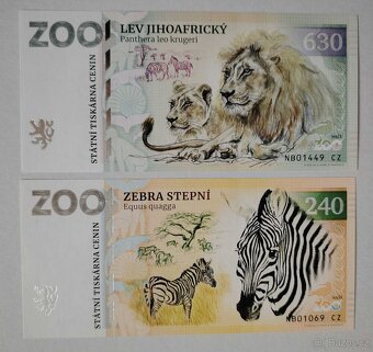 ZOOlar - pamätná suvenírová bankovka SK-CZ-PL ZOO - 12