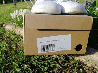 Ahinsa bílé tenisky - 12