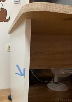 Dětská vyvýšená postel se stolem - 90x200 - 12