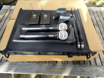 Shure UHF UR4D UR2 UR1 Beta 58a Radio Micro System ruční pře - 12