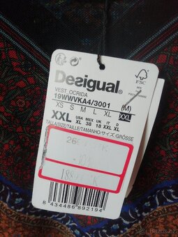 Znač.překrásné šifon.šaty nové s volány,Desigual, Xxl, menší - 12