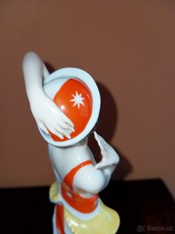 Rarita Porcelánová Tanečnice z.n. ROSENTHAL- ART-DECO 22cm T - 12