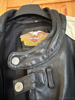 Pánská kožená bunda Harley Davidson XL - 12