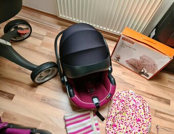 Kočárek Stokke celý velký SET + autosedačka vajíčko + isofix - 12