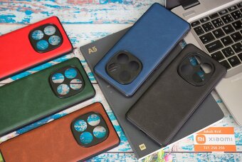 Pouzdro s koženkovými zády pro Xiaomi, Redmi a Poco - 12