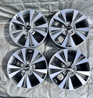 5x114,3 R17 originál alu disky KIA + senzory - TOP STA - 12