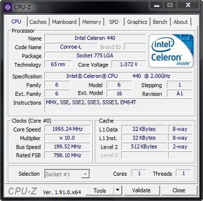 Procesory Core 2 Duo, Dual - Core, ... pro LGA 775 - 12