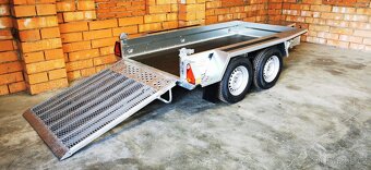 přívěsný vozík – Přepravník stavebních strojů 2,6t- 260x127c - 12