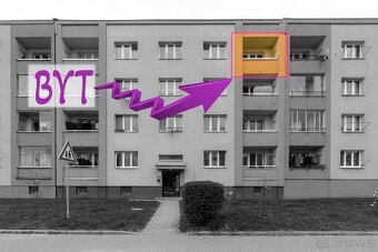 Pronájem 2+1 s balkonem, Karviná - 12