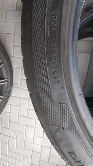 letní pneu 4x 255/40/19 - hankook, kleber - 3,5-4,5mm - 12