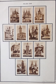 Album zápalkových nálepek 1945 - 1958 č.1 - 12