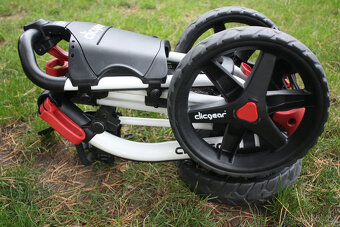 GOLFOVÝ VOZÍK CLICGEAR  3,5+   STAV JAKO NOVÝ - 12