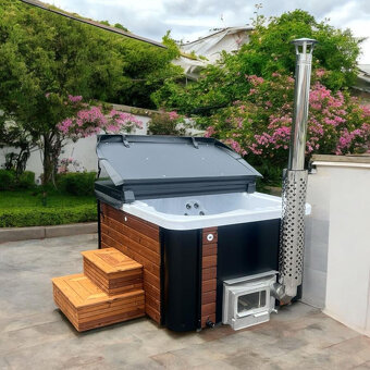Akrylátová venkovní viřivka Marivox, hot tub, koupací sud - 12