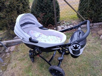 Carbonový kočárek, kárka s příslušenstvím. - 12