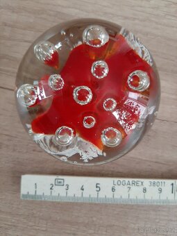 Retro sklenené težítka 2Ks - 12