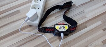 Čelová svítilna COB-LED+červené světlo,ultralehká,vodotěsná. - 12