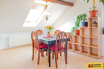 Moravský Krumlov, podkrovní byt 4+1, terasa, zahrada, dílna - 12