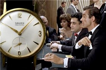 Gruen Precision, 510 (James Bond Watch)zlaté - 12